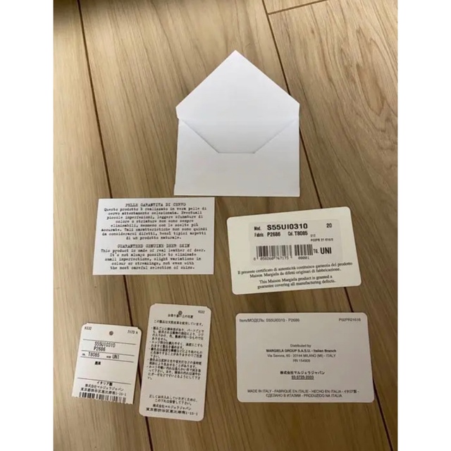 Maison Martin Margiela(マルタンマルジェラ)の新品MAISON MARGIELA 4ステッチ カードケース メンズのファッション小物(名刺入れ/定期入れ)の商品写真