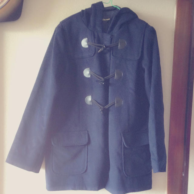 HONEYS(ハニーズ)の紺色長めピーコート レディースのジャケット/アウター(ピーコート)の商品写真