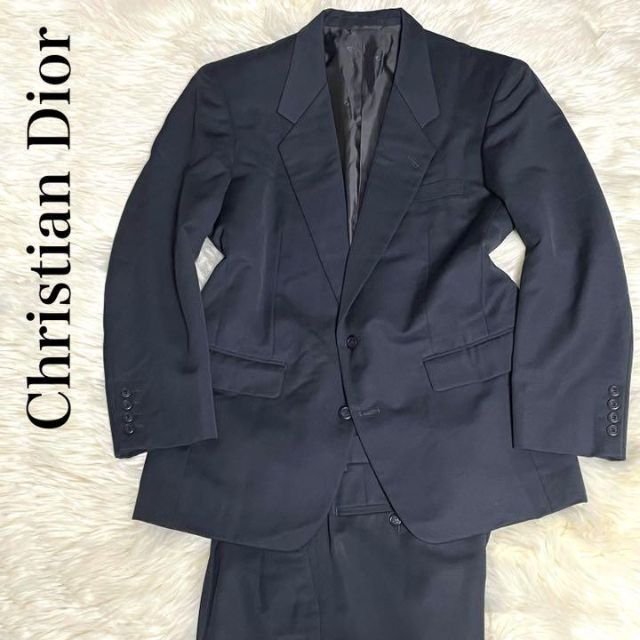 Christian Dior - クリスチャンディオール ヴィンテージ シングルセットアップ スーツ ネイビーの通販 by トマト