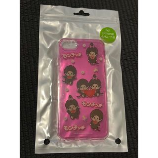 アイフォーン(iPhone)のモンチッチ　iPhoneケース　ピンク　可愛い　仲良し　新品　(iPhoneケース)