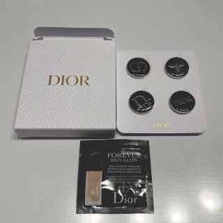 クリスチャンディオール(Christian Dior)のDior ディオール シルバー 特典 ノベルティ ピンバッジ 4点セット(ノベルティグッズ)