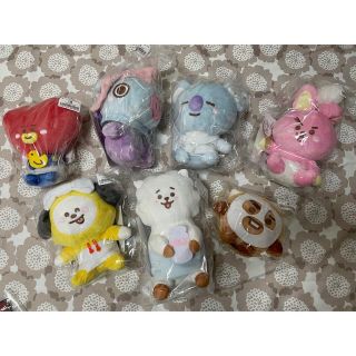 ビーティーイシビル(BT21)の【週末値下】BT21 一番くじHappy Bath Time ぬいぐるみセット(アイドルグッズ)