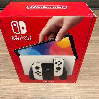 ニンテンドースイッチ(Nintendo Switch)のNintendo Switch 本体 有機ELモデル ホワイト 新品未開封(家庭用ゲーム機本体)