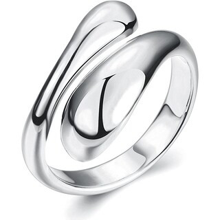 R042 ファッション リング 指輪 レディース メンズ 蛇 ヘビ フリーサイズ(リング(指輪))