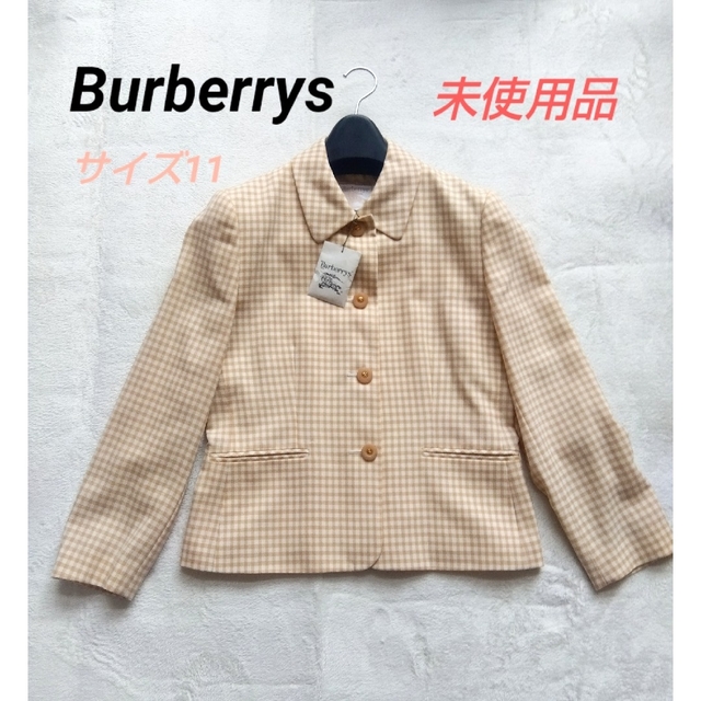 BURBERRY(バーバリー)の【Burberrys】 未使用品 ギンガムチェック ジャケット レディース M レディースのジャケット/アウター(テーラードジャケット)の商品写真