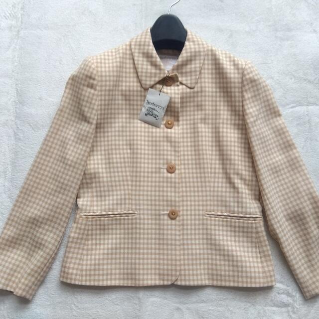 BURBERRY(バーバリー)の【Burberrys】 未使用品 ギンガムチェック ジャケット レディース M レディースのジャケット/アウター(テーラードジャケット)の商品写真