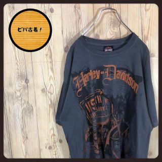 ハーレーダビッドソン(Harley Davidson)の『メキシコ製』90s 古着 ハーレーダビッドソン ビッグプリント(Tシャツ/カットソー(半袖/袖なし))