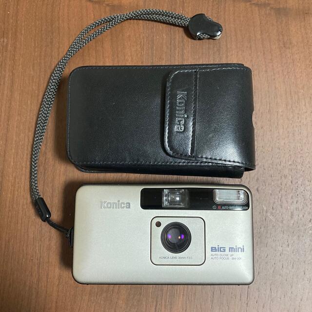 【動作確認済】Konica BIGmini フィルムカメラ 電池付き