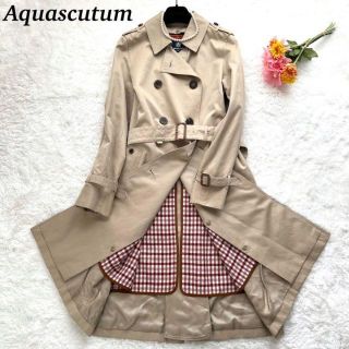 AQUA SCUTUM - 【美品】Aquascutum トレンチコート ライナー ベージュ