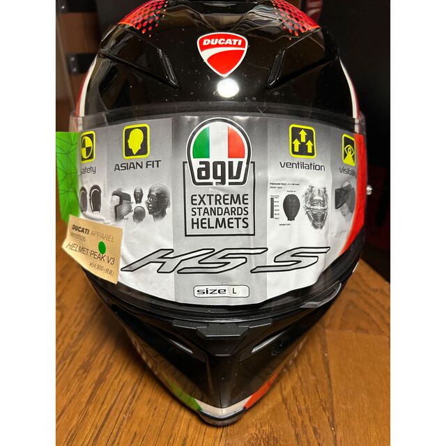 agv K3 ドゥカティカラーヘルメットヘルメット/シールド