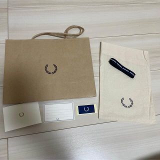 フレッドペリー(FRED PERRY)のフレッドペリー　ショッパー　巾着　メッセージカード(ショップ袋)