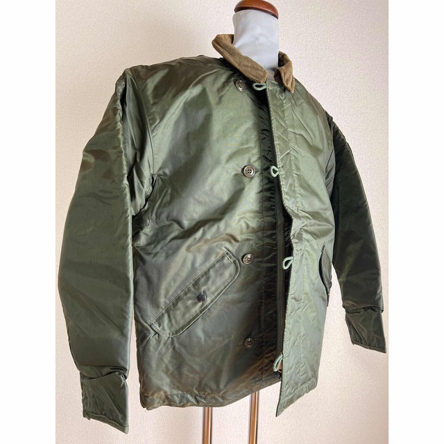 米軍 実物 ナイロンデッキジャケット+パンツ エンタメ/ホビーのミリタリー(戦闘服)の商品写真