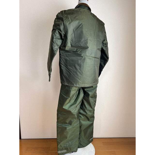 米軍 実物 ナイロンデッキジャケット+パンツ エンタメ/ホビーのミリタリー(戦闘服)の商品写真