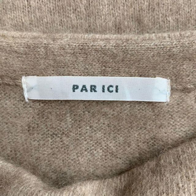 PAR ICI(パーリッシィ)の美品　PAR ICI　ラクーンニットセーター　保温　パフスリーブ　大人　人気 レディースのトップス(ニット/セーター)の商品写真