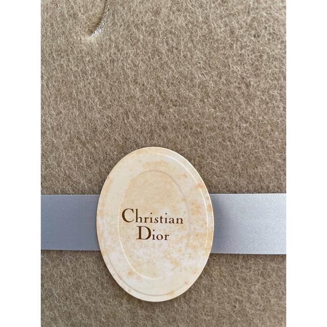 Christian Dior(クリスチャンディオール)のChristian Dior毛布　クリスチャンディオール　ベージュ　ブランケット インテリア/住まい/日用品の寝具(毛布)の商品写真