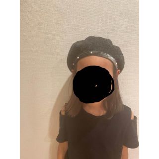 ザラ(ZARA)のZARA パール付き　ベレー帽(帽子)