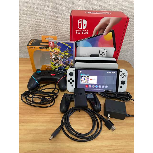 Switch本体有機EL JCホワイト スプラトゥーン3 セット
