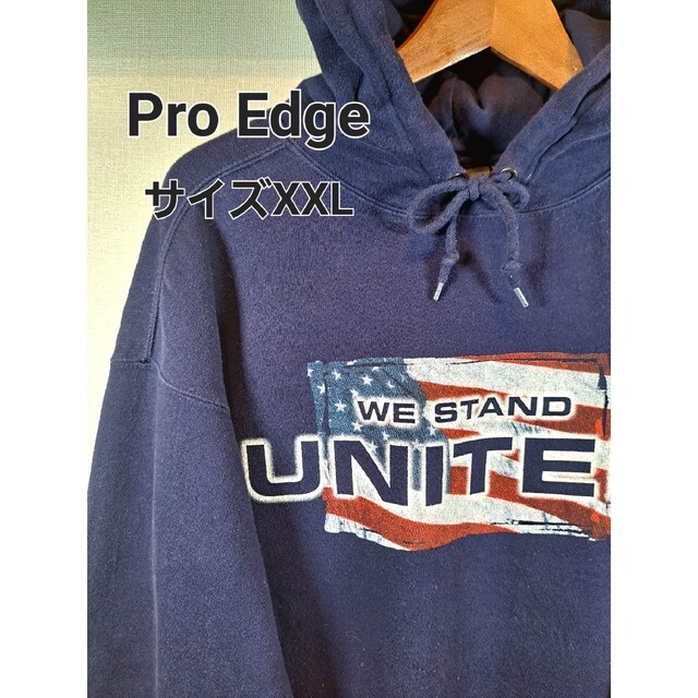 Pro Edge、パーカー、プルオーバー、ビッグサイズ、ビッグプリント