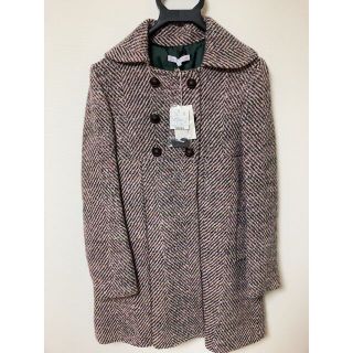 レディース【美品】PAUL & JOE SISTER フランス製素材 ウールチェックコート