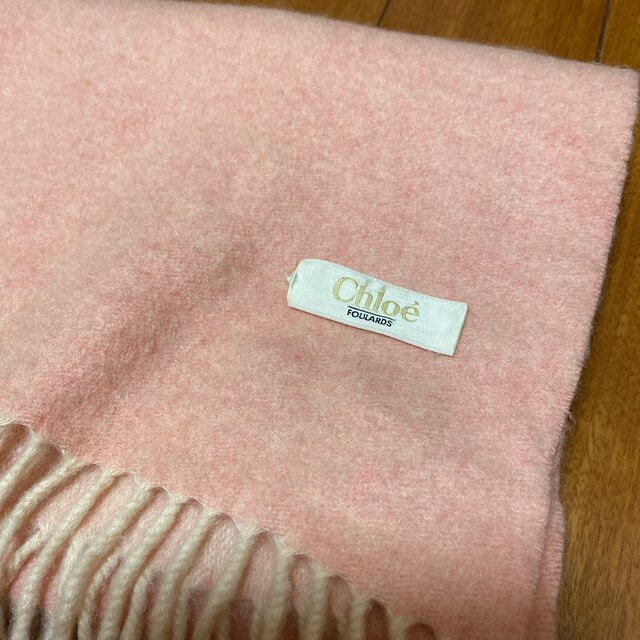 Chloe(クロエ)のクロエ  Chloe  マフラー  カシミヤ  高島屋  カシミア レディースのファッション小物(マフラー/ショール)の商品写真