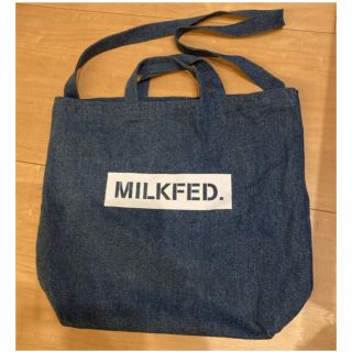 ミルクフェド(MILKFED.)のミルクフェド　デニム　トートバッグ　ショルダーバッグ　2way(ショルダーバッグ)