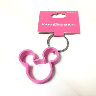 ディズニー(Disney)のTDR ミッキーシェイプ キーホルダー(キーホルダー)