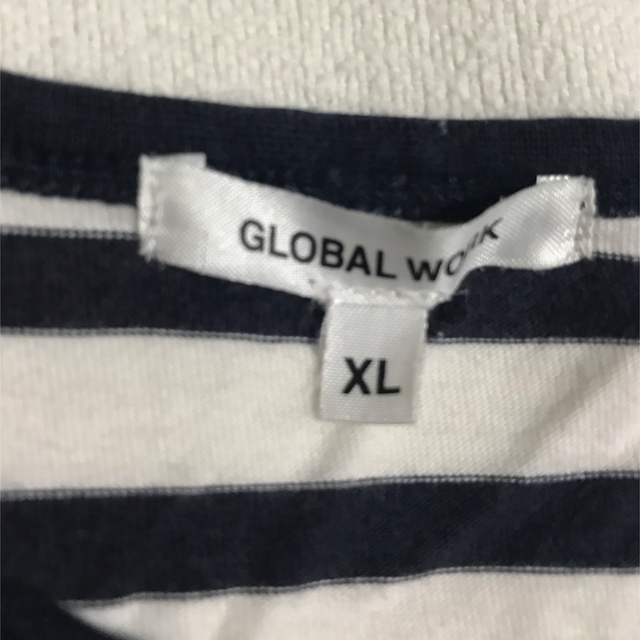 GLOBAL WORK(グローバルワーク)のGLOBAL WORK  ボーダー　長袖　Tシャツ　XL  120 キッズ/ベビー/マタニティのキッズ服男の子用(90cm~)(Tシャツ/カットソー)の商品写真