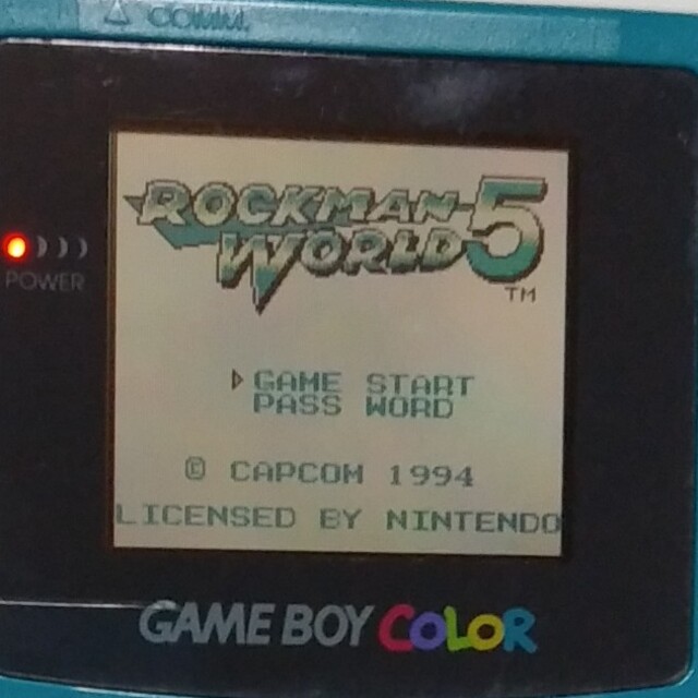 CAPCOM - ゲームボーイソフト ロックマンワールド5の通販 by プラチナ