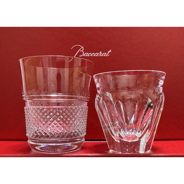 Baccarat - バカラクリスタル タリランドとディアマン・ロックグラスペア 新品未使用品 箱付きの通販 by ヨシ's shop｜バカラ