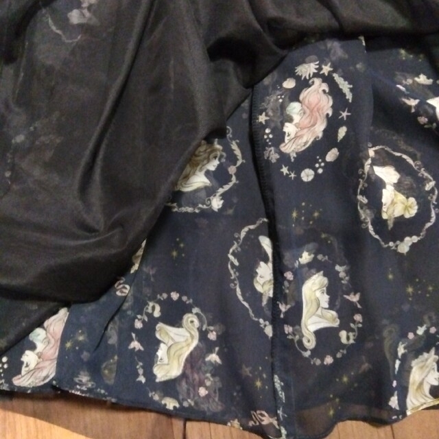 franche lippee(フランシュリッペ)のフランシュリッペ　ディズニープリンセス　リバーシブルスカート　大きいサイズ レディースのスカート(ロングスカート)の商品写真