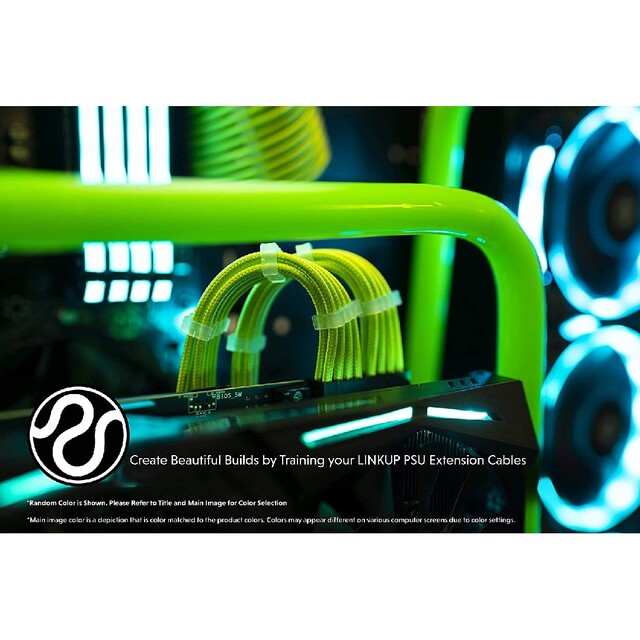 LINKUP 50cm 4本 PCI-E 8ピン（6+2）GPU PSU電力供給 4