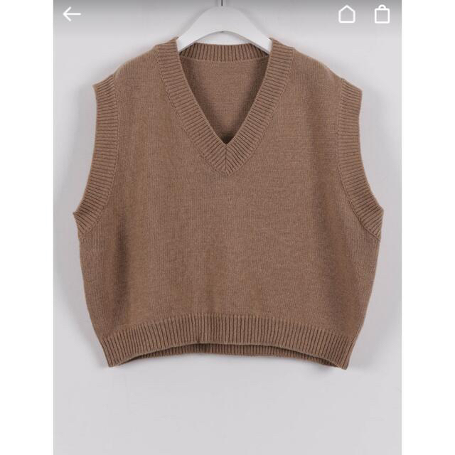 ≪mignon≫  neuf knit vest メンズのトップス(ベスト)の商品写真