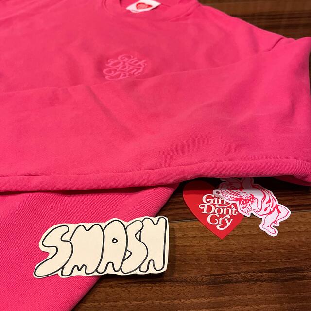 GDC - Girls Don't Cry 伊勢丹POPUP Sweat Pink Sの通販 by SMASH's ...