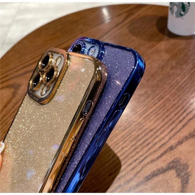 iPhone14 スマホケース　キラキラ　グリッター　ピンク　SNS　2way スマホ/家電/カメラのスマホアクセサリー(iPhoneケース)の商品写真