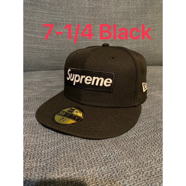 Supreme Money Box Logo New Era 7-1/4黒