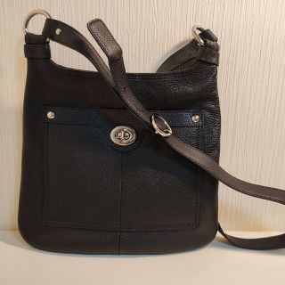 コーチ(COACH)のコーチ ショルダーバッグ レザー ブラック シルバー金具 F16533(ショルダーバッグ)