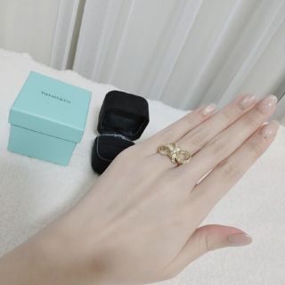 Tiffany & Co. - 超美品 ティファニー Tiffany ボウ リボン リング 50