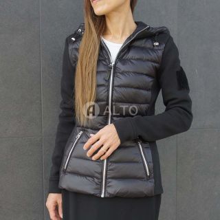 マッカージュ(Mackage)のMACKAGE DELLA マッカージュ パーカー ブルゾン ブラック (ダウンジャケット)