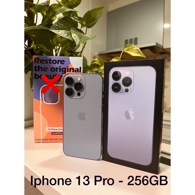 通販 人気】 iPhone - 256GBシエラブルー 美品【iPhone13pro】SIM
