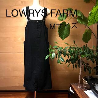 ローリーズファーム(LOWRYS FARM)のLOWRYS FARM Mサイズ ジャンバースカート　ブラック(サロペット/オーバーオール)