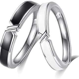 ペアリング カップル リング ペアルック 指輪 メンズ レディース フリーサイズ(リング(指輪))