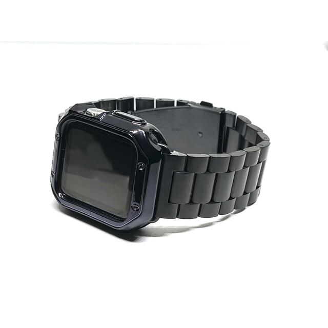 Apple Watch ロイヤルブラックⅡ　カスタムバンド　セット