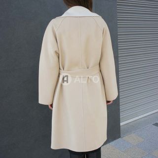 Weekend Max Mara RAIL ウールリバーシブルコート ベージュ | www