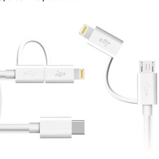 【0382】iPhone 2in1 USB Type-C ライトニング 20c(その他)