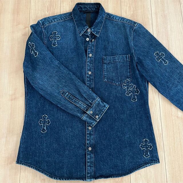 限定販売】 Chrome Hearts - chromehearts デニムシャツ Gジャン+