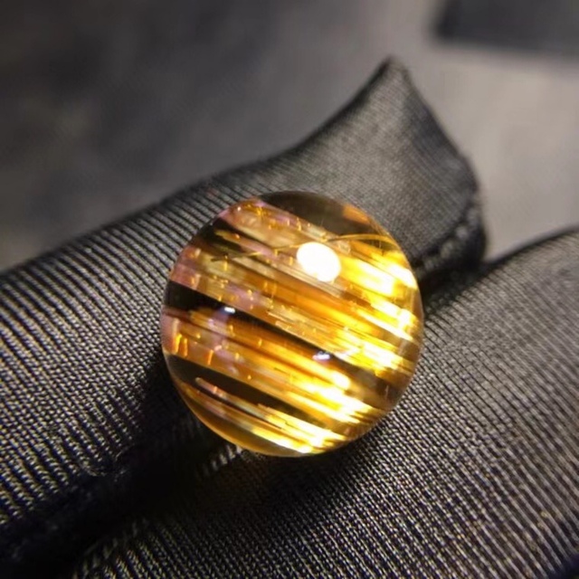 有名人芸能人】 ⭐︎【天然】タイチンクオーツ 丸玉 15mm 各種パーツ
