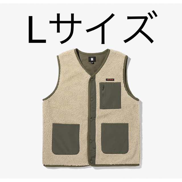 BTS MIC DROP VEST ベスト　ベージュ　Lサイズ　新品未開封