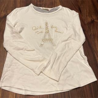 ポンポネット(pom ponette)のポンポネット白長袖　160(Tシャツ/カットソー)