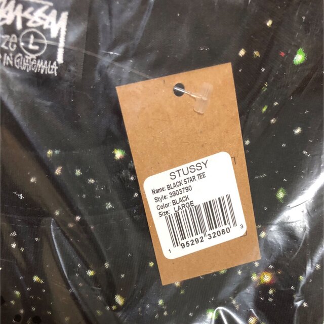 ブラックスターstussy BLACK STAR  Tシャツ　 ステューシー　ブラックスター