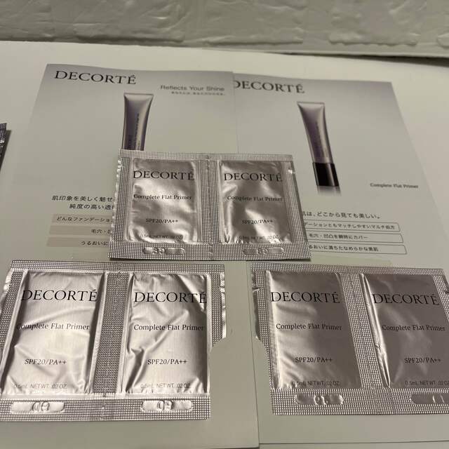 COSME DECORTE(コスメデコルテ)のコスメデコルテサンプルリポソームまとめ売りコンプリートフラットプライマー コスメ/美容のキット/セット(サンプル/トライアルキット)の商品写真